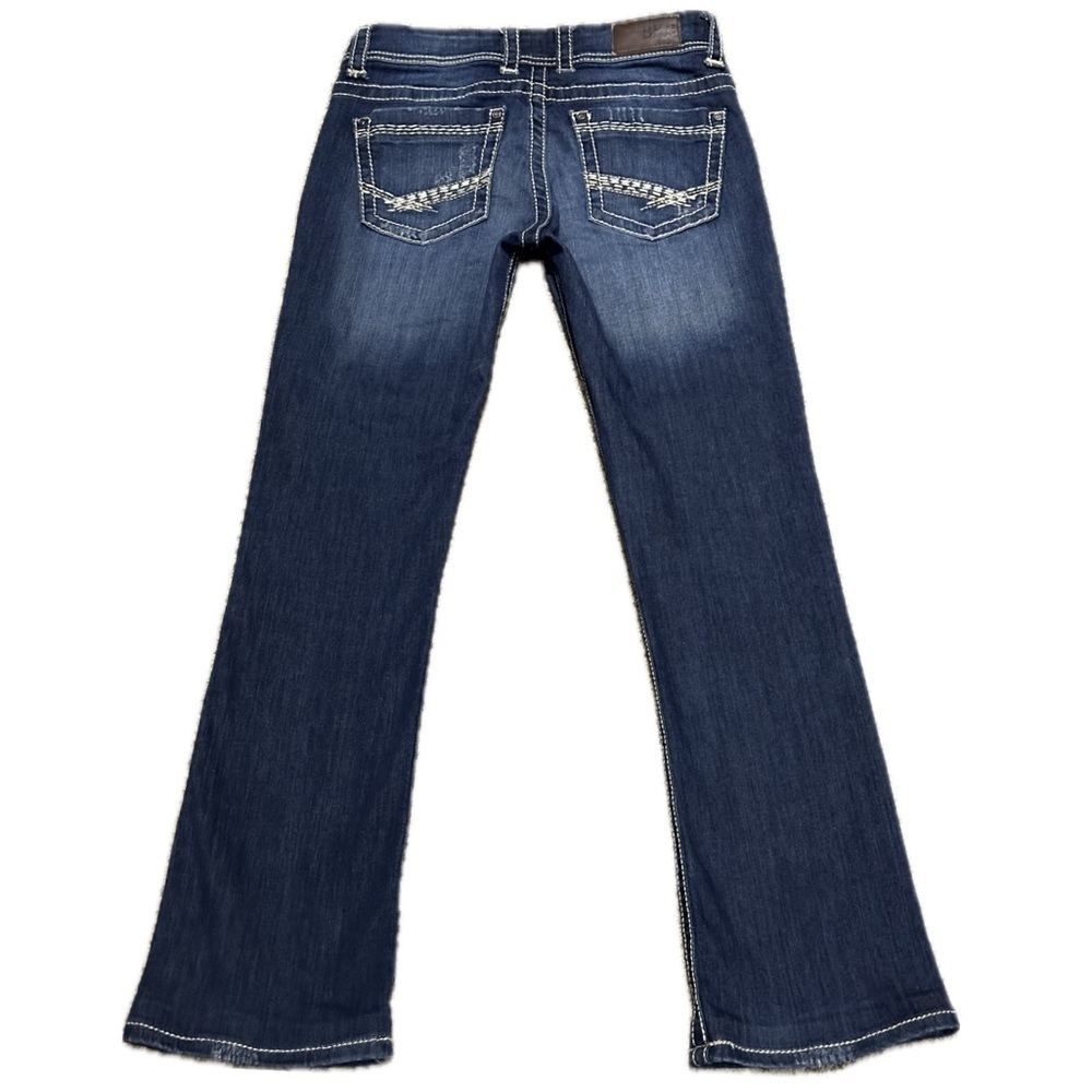 👖💿 BUCKLE BKE Dakota Bootcut Jeans | Sz 26L |‎ Bleach Wash Y2K Bratz Vibes